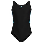 Adidas HC9652 YG CB 3S SUIT Swimsuit Girl's black/white 1112