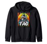 Gorilla Monkey Tag VR Gamer, I'd Rather Be Playing Tag Zip Hoodie