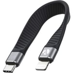 USB C till Lightning-kabel kort 0,4 fot Apple Mfi-certifierad