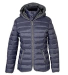 PFIFF 102410 Cerul matelassée pour Femme d'équitation Veste à Capuche Bleu foncé Taille XL, XXL