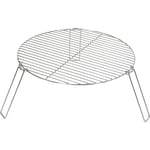 Outsunny - Grille de barbecue pliable portable avec trépied - ø 50 x 21H cm - acier galvanisé - Gris