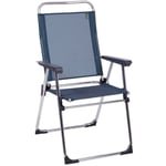 Lafuma Mobilier - Fauteuil Camping et Plage Pliant - Ultra-Léger - Alu Victoria - Batyline® Iso - Bleu Océan