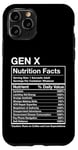 Coque pour iPhone 11 Pro Faits nutritionnels Gen X - Funny Generation Meme