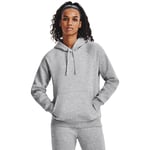 Under Armour Womens Rival Fleece Hoodie - Grey - Size Small