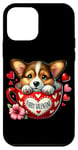 Coque pour iPhone 12 mini Adorable Corgi Puppy Love