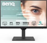 GW2490T Moniteur de Bureau à Domicile 23,8 Pouces IPS 1080p, 100 Hz,Design Ergonomique, sRGB 99%, VESA, HDMI, DP, B.I., Low Blue Light, ePaper, Mode de Codage, Certifié TÜV Rheinland