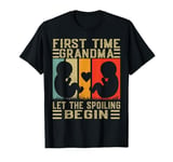 First Time Grandma Let the Spoiling Begin New 1st Time T-Shirt