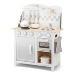 New Classic Toys Leksakskök Kitchenette Bon Appetit Deluxe vit / silver