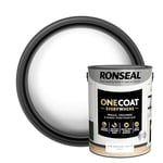 Ronseal One Coat Everywhere Paint Pure Brilliant White Matt 5L