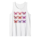 Cute Butterflies In A Row Toddler Funny Entomology Children' Tank Top