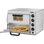 Four a Pizza Electrique Four Pizza Professionnel Pain 2 Chambres Chamotte 3000 w