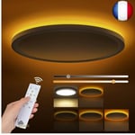 Tyreses Plafonnier LED Dimmable 24W, Plafonnier Led avec Telecommande,