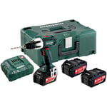 Slagborrmaskin 18v metabo - Sb 18 lt set med li jon batteri v