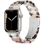 Vamyzji Compatible with Apple Watch Straps 42mm(Series 10) 41mm 40mm 38mm, Adjustable iwatch Strap with Silver Stainless Steel Buckle for Apple Watch Series 10 Series 9 8 7 6 iWatch SE 5 4 3 2 1