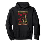 Funny Prosec Ho Ho Ho Christmas Prosecco Santa Hat Wine Pullover Hoodie