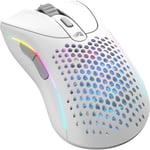 Gaming Model D 2 Souris De Jeu Sans Fil - Ergonomique, 66 G, Jusqu`À 210 H De Batterie, Capteur Optique 26K, 6 Boutons Programmables, 80M De Clic, Fps, Mmo, Moba, Battle Royale - Blanc Mat