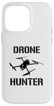 Coque pour iPhone 14 Pro Max Drone Hunter Objet volant Contrôle de la circulation aérienne