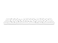 HP 350 Compact Multi-Device - Clavier - sans fil - Bluetooth 5.2 - Français - blanc - emballage recyclable