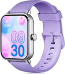 Smartwatch Femme Homme R¿¿Pondre/Faire Des Appels, 1,8"" Montre Alexa Int¿¿Gr¿¿E, Spo2/Fr¿¿Quence Cardiaque/Sommeil/Stress, 100 Modes Sports, Ip68 Smart Watch Pour Android/Ios Violet