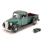 FORD PICK UP 1937 METALLIC GREEN 1:24 MotorMax Auto d'Epoca Die Cast Modellino