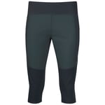 Bergans  Women's Fløyen V2 3/4 Pants Dark Forest Frost, XS