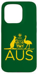 iPhone 15 Pro AUSTRALIA KANGAROO AND EMU COAT OF ARMS AUS AUSSIE SPORTS Case