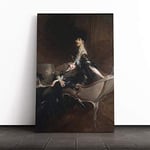 Big Box Art Canvas Print Wall Art Giovanni Boldini Portrait of Consuelo Vanderbilt | Mounted & Stretched Box Frame Picture | Home Decor for Kitchen, Living Room, Bedroom, Multi-Colour, 30x20 Inch