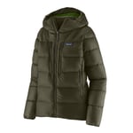 Patagonia w's fitz roy down hoody (dame) - pine needle green  - S - Naturkompaniet