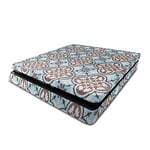 Playstation 4 Slim PS4 Slim Skin Blue Patterned Tiles Console Skin/Cover/Wrap for Playstation 4 Slim