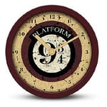 HARRY POTTER Alarm Clock (Platform 9 3/4 5") 12cm Diameter - Official Merchandise