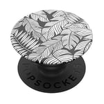 PopSockets: PopGrip Expanding Stand and Grip with a Swappable Top for Phones & Tablets - Mono Jungle