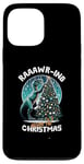 Coque pour iPhone 13 Pro Max Balade autour du dinosaure de Noël