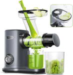 AMZCHEF Cold Press Juicer Machine, Masticating Juicer with 50MM Large Feed Chute