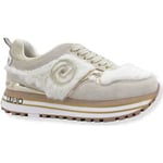 Chaussures Liu Jo  Maxi Wonder 48 Sneaker Pelo Donna White BF2113PX295