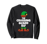 I'm The Crossing Guard Elf Family Pajama Christmas Funny Sweatshirt