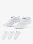 Nike Everyday Cushioned Training No-Show Socks 3pk - adult - female