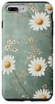 Coque pour iPhone 7 Plus/8 Plus Fleurs sauvages bohème botaniques vert sauge