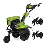 Vito - Motoculteur à essence 7CV 4T 5200W 212 cm3 Motobineuse avec Fraises et Butteur