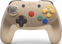 RetroFighters brawler64 Bluetooth NSO Edition Controller Gold