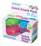 Sistema Mini Knick Knack Pack To Go 62ml Storage Containers Kitchen Home Food