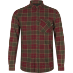 Seeland Glen Flanellipaita Miehet Red forest check, 5XL