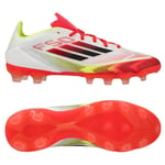 adidas F50 Pro Mg Pure Victory - Vit/svart/gul, storlek 40