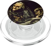 Two Old Ones Eating Soup - The Witchy Brew by Francisco Goya PopSockets PopGrip for MagSafe