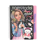 Depesche 13266 TOPModel-Magic Scratch Book, Livre Motifs Cool de modèles à gratter, avec Un Joli dégradé de Couleurs, env. 20 x 19,5 x 2 cm, Multicolor