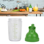 (Green)200ml Salad Dressing Shaker BPA Prevent Leakage Salad Dressing SG