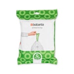 Brabantia PerfectFit Bin Liners (Size G/23-30 Litre) Thick Plastic Trash Bags