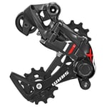 Sram X01 DH Type 2 Rear Derailleur - 10 Speed Black / Red Medium Cage GS Black/Red