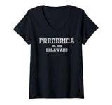 Womens Frederica Delaware V-Neck T-Shirt