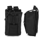 Nylon Waterproof Tactic Military Two Way Radio Case Double Protective Cove Set