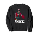 "Tally The Elf NICE!" Innocent Funny Christmas Holiday Sweatshirt